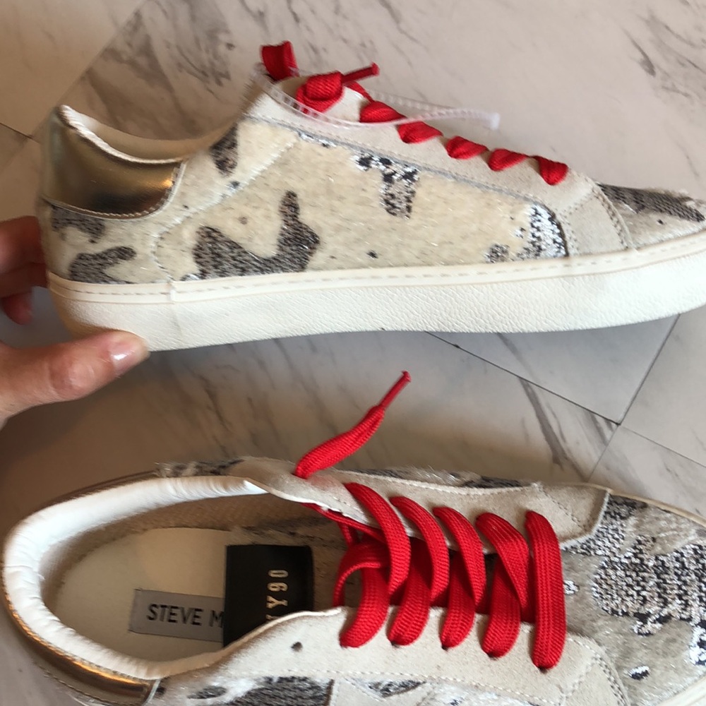 Steve Madden Philosophy low top star sneakers 7 - Picture 7 of 12